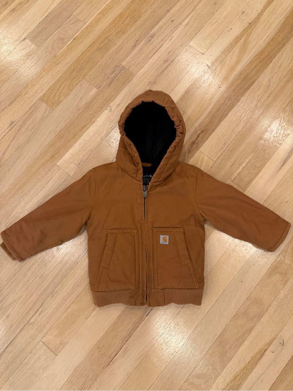 Carhartt Brown Hooded Toddler Jacket